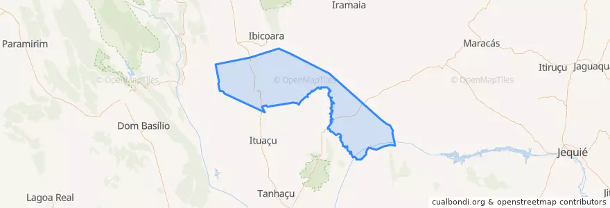 Mapa de ubicacion de Barra da Estiva.
