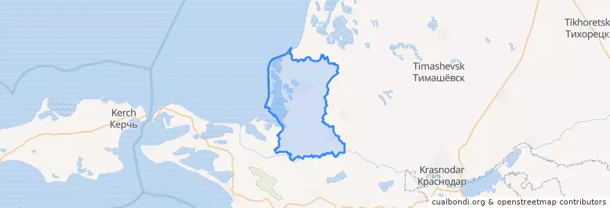 Mapa de ubicacion de Славянский район.