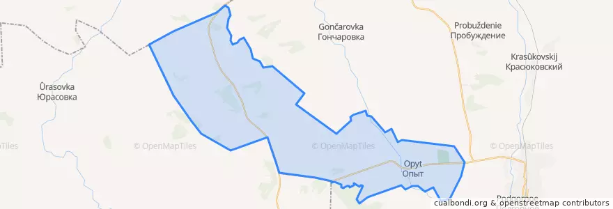 Mapa de ubicacion de Гришевское сельское поселение.