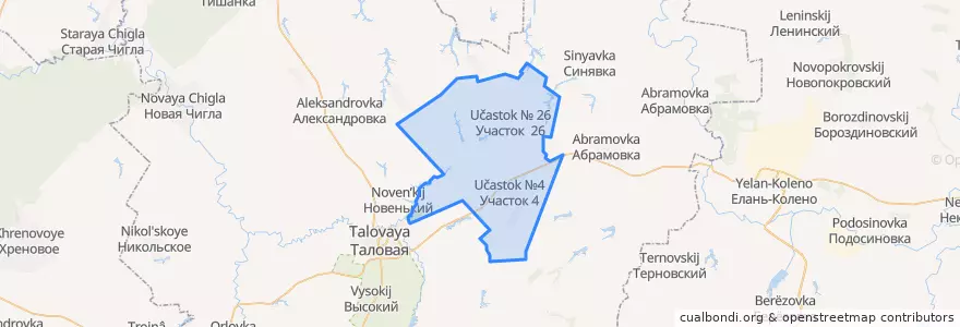 Mapa de ubicacion de Шанинское сельское поселение.