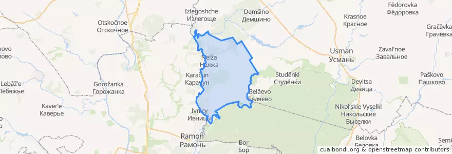 Mapa de ubicacion de Ступинское сельское поселение.