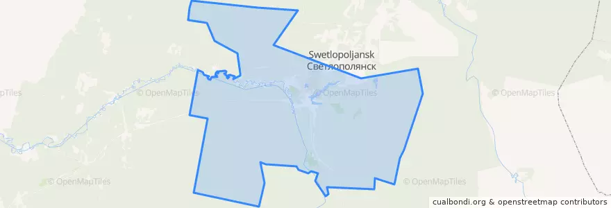 Mapa de ubicacion de Кирсинское городское поселение.