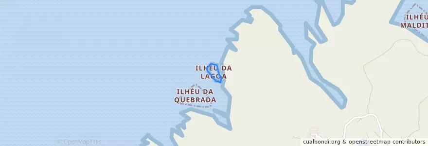 Mapa de ubicacion de Ilhéu da Lagoa.