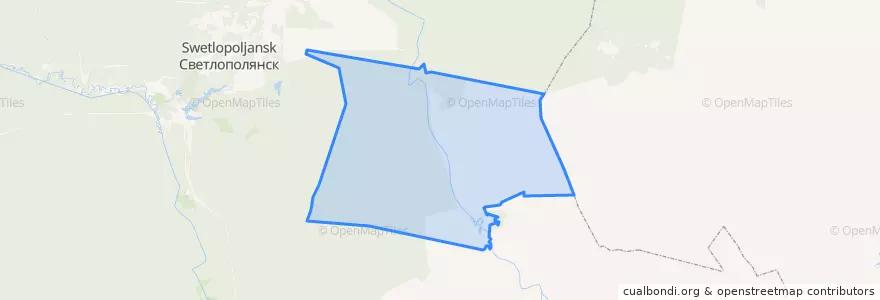 Mapa de ubicacion de Борское сельское поселение.