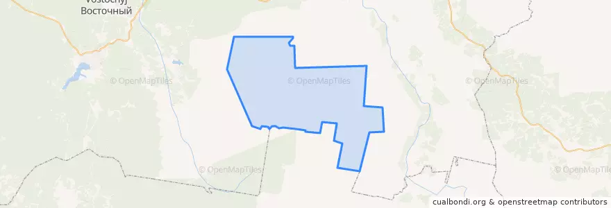 Mapa de ubicacion de Лыткинское сельское поселение.