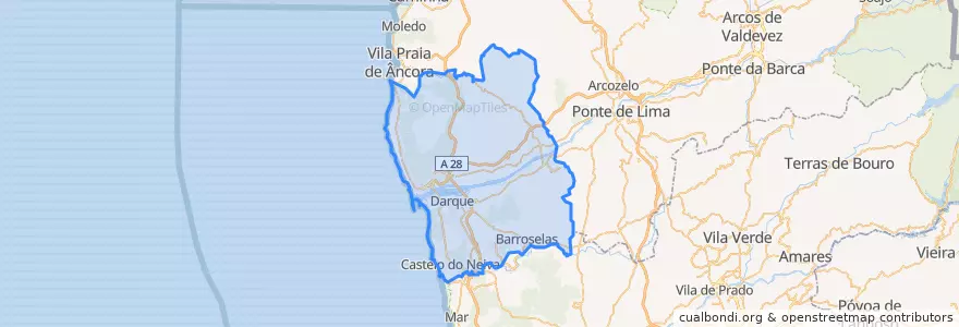 Mapa de ubicacion de فيانا دو كاستيلو.