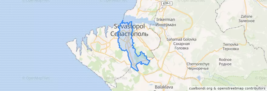 Mapa de ubicacion de Ленинский округ.