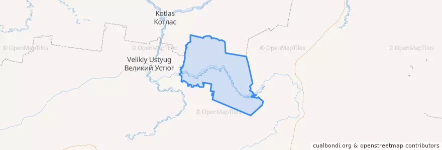 Mapa de ubicacion de Лузский район.