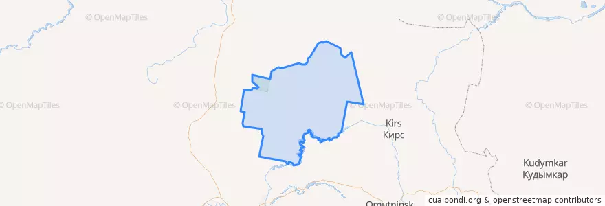 Mapa de ubicacion de Нагорский район.