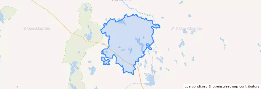 Mapa de ubicacion de Бологовский район.