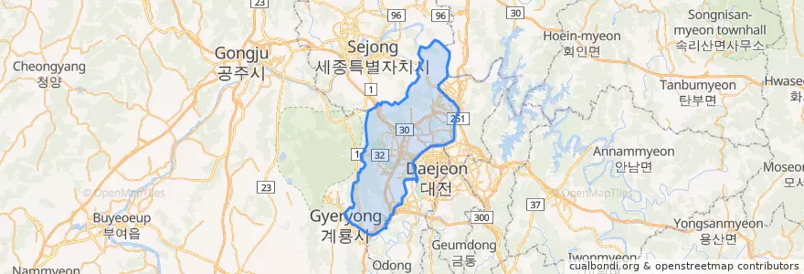 Mapa de ubicacion de 儒城區.