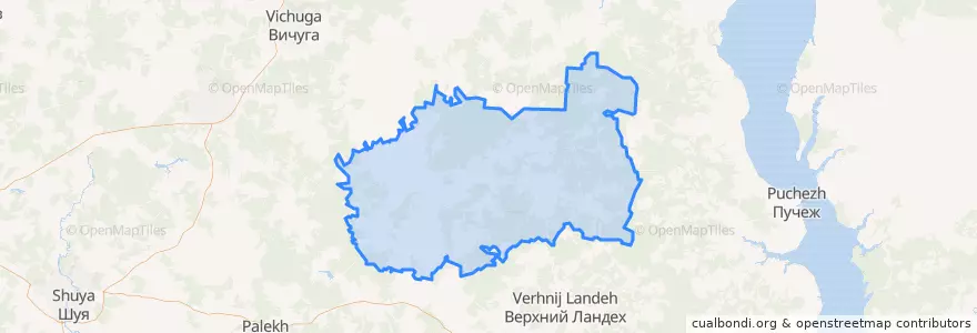 Mapa de ubicacion de Лухский район.