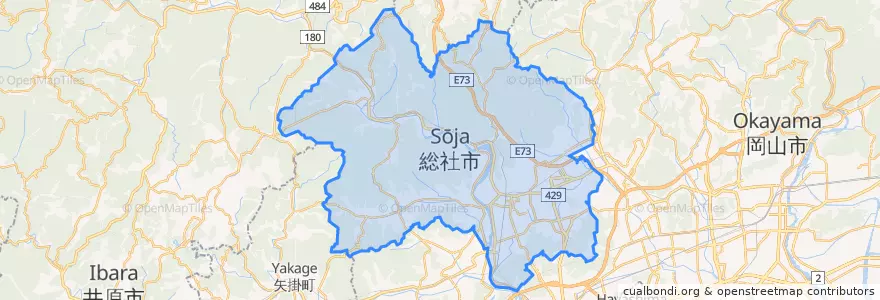 Mapa de ubicacion de Soja.