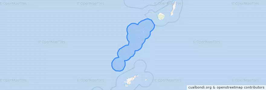 Mapa de ubicacion de 十島村.