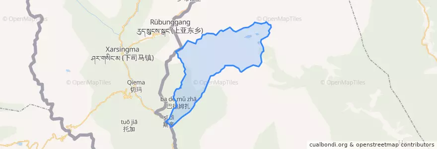 Mapa de ubicacion de 查马普地区.