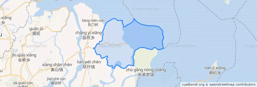 Mapa de ubicacion de 恒湖垦殖场.