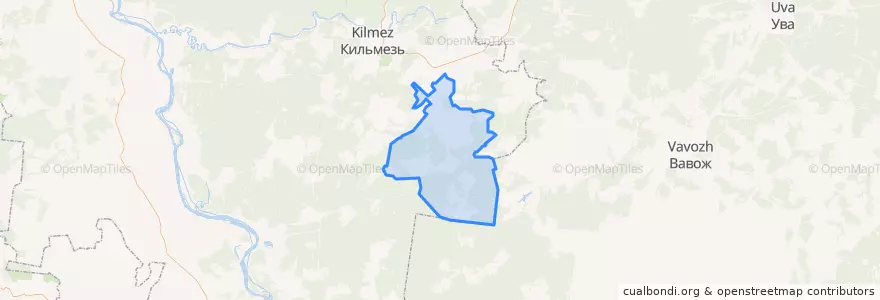 Mapa de ubicacion de Дамаскинское сельское поселение.