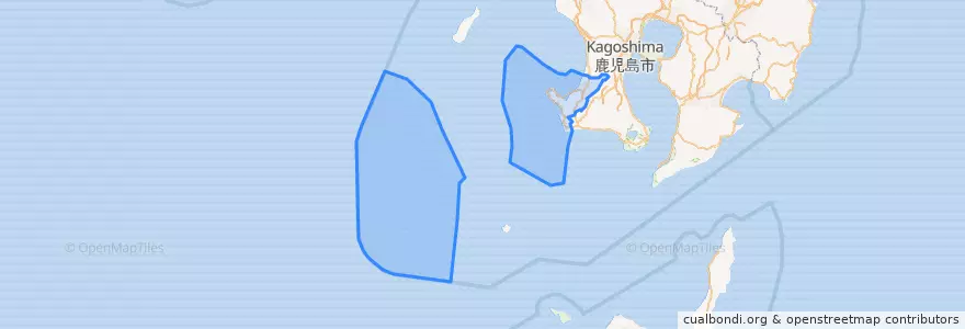 Mapa de ubicacion de Minamisatsuma.
