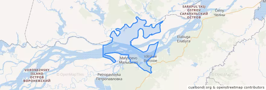 Mapa de ubicacion de сельское поселение Село Сикачи-Алян.