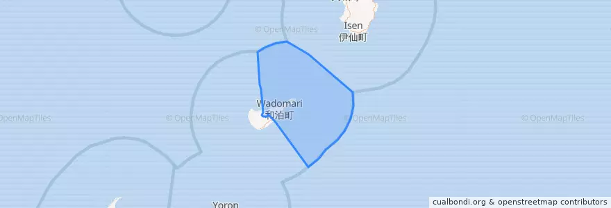 Mapa de ubicacion de 和泊町.