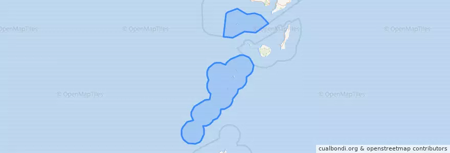Mapa de ubicacion de 鹿児島郡.