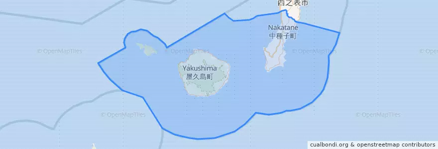 Mapa de ubicacion de 熊毛郡.