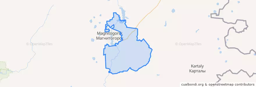 Mapa de ubicacion de Агаповский район.