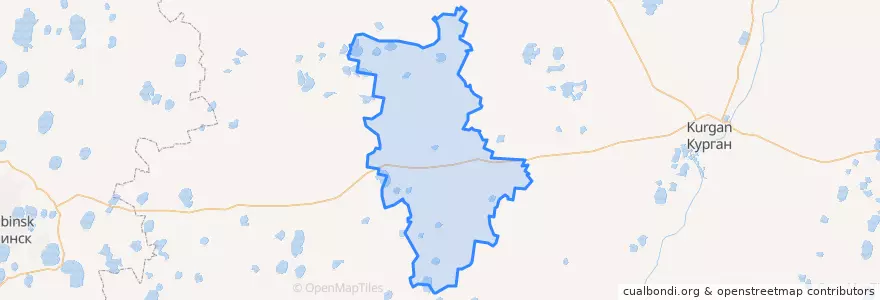 Mapa de ubicacion de Мишкинский район.