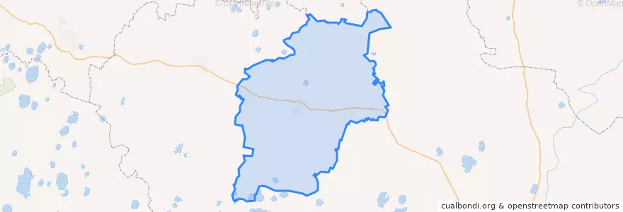 Mapa de ubicacion de Шадринский район.