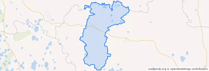 Mapa de ubicacion de Далматовский район.