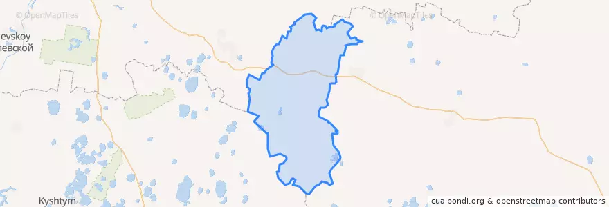 Mapa de ubicacion de Катайский район.