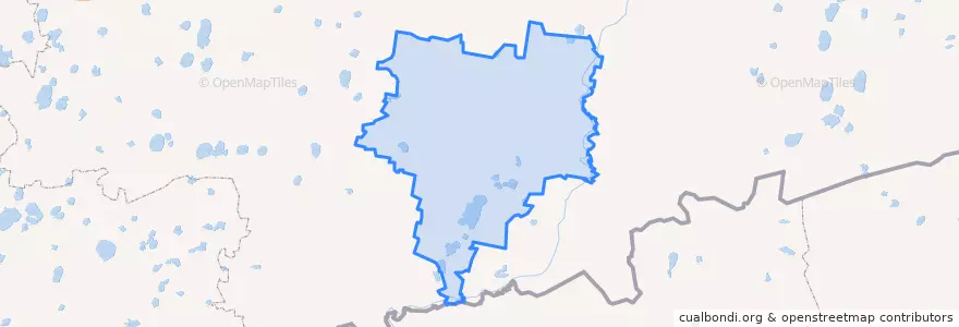 Mapa de ubicacion de Куртамышский район.