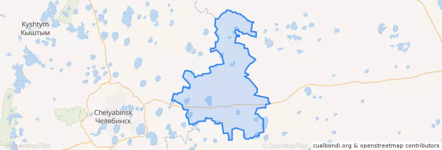 Mapa de ubicacion de Shchuchansky District.