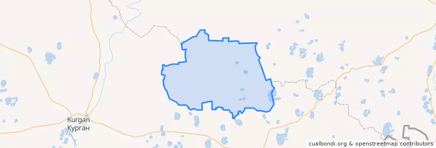 Mapa de ubicacion de Мокроусовский район.