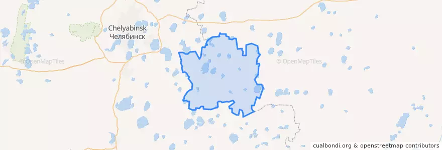 Mapa de ubicacion de Сафакулевский район.