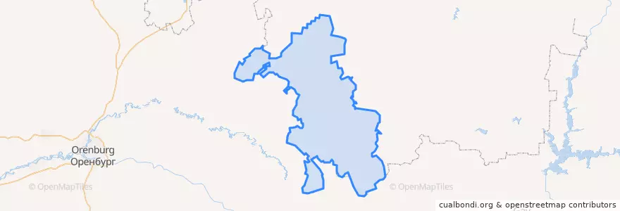 Mapa de ubicacion de Зианчуринский район.