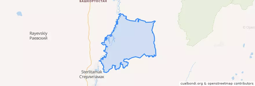 Mapa de ubicacion de Гафурийский район.