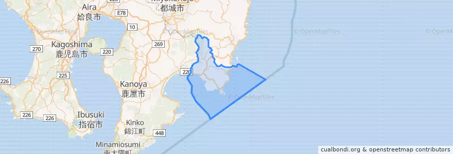 Mapa de ubicacion de Кусима.