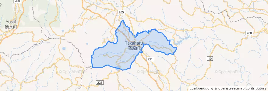 Mapa de ubicacion de Nishimorokata County.