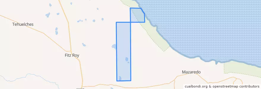 Mapa de ubicacion de Las Rosas.