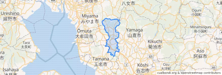 Mapa de ubicacion de 和水町.