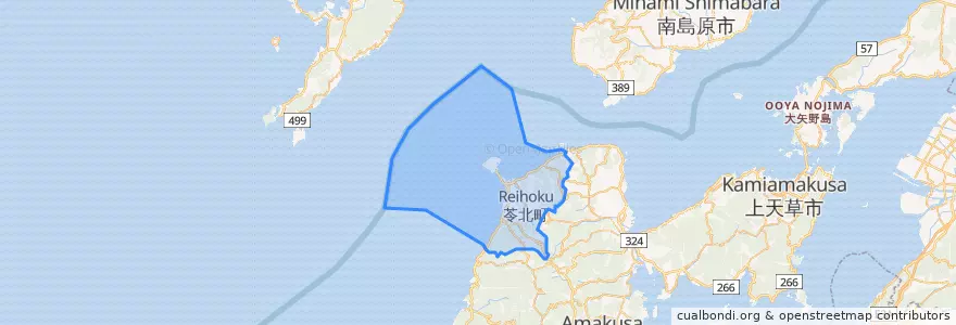 Mapa de ubicacion de Амакуса.