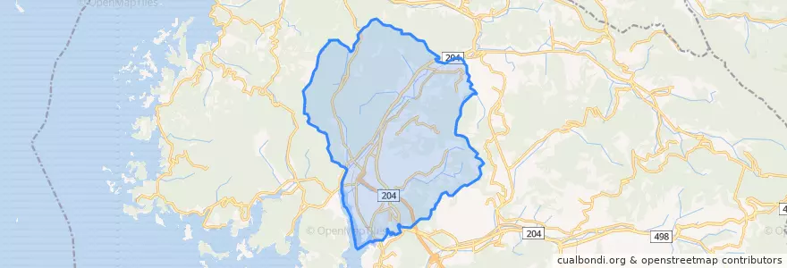 Mapa de ubicacion de 佐々町.