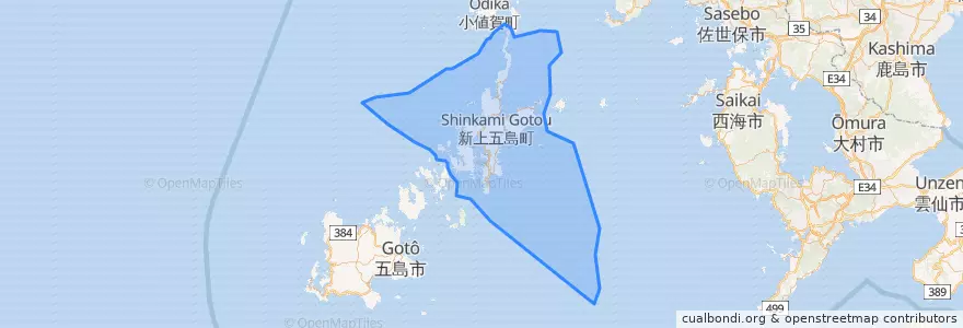 Mapa de ubicacion de 新上岛五町.
