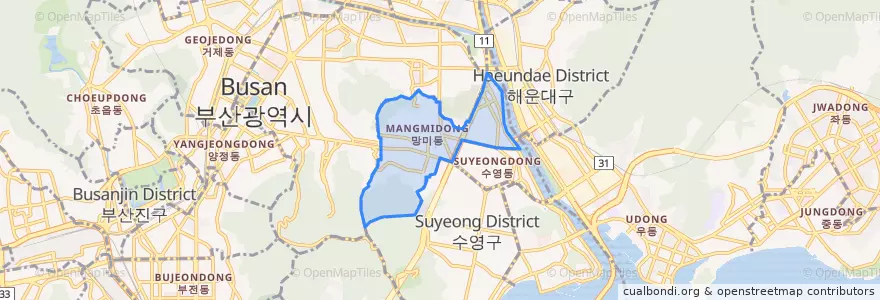 Mapa de ubicacion de 望美洞.