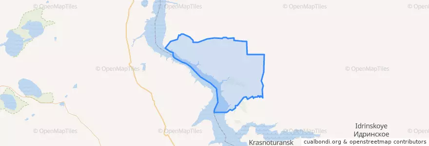 Mapa de ubicacion de Беллыкский сельсовет.