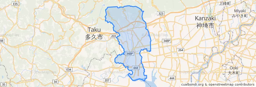 Mapa de ubicacion de 小城市.