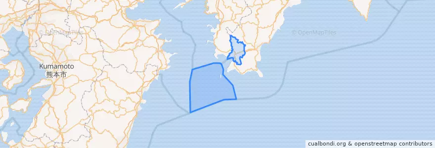 Mapa de ubicacion de Sukumo.