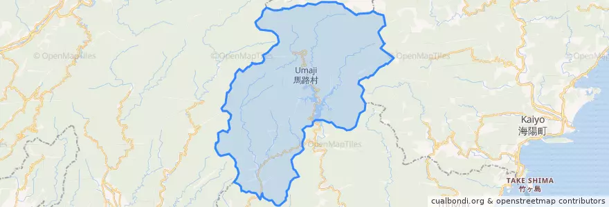 Mapa de ubicacion de 马路村.