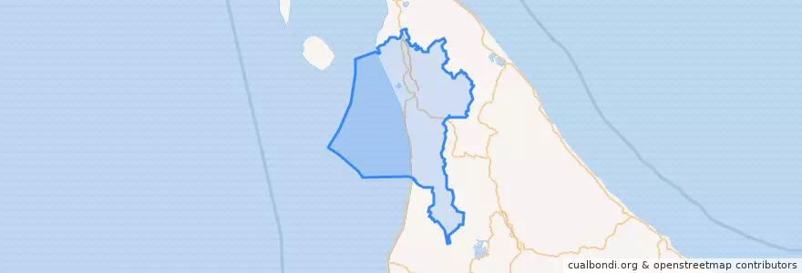 Mapa de ubicacion de 天塩郡.